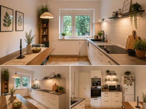 Küche - Frei ab 01.09.2026 Gemütliche 3-Zimmer-Wohnung im Erdgeschoss (Hochparterre) ohne Einbauküche ohne Balkon