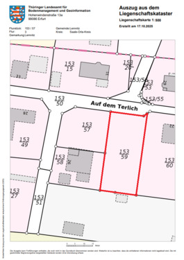 1111 - Grundstück in Lemnitz
