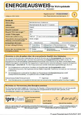Energieausweis - 