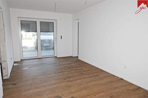 Wohn- und Essbereich - Schöne Neubauwohnung mit Terrasse in zentraler Lage von Schortens! Neubau- Erstbezug