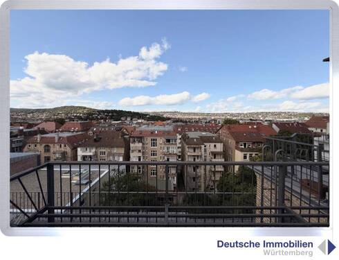 Ausblick - 5 Zimmer Etagenwohnung zur Miete in Stuttgart