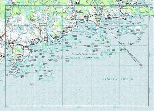 Lage an der Eastern Shore - 