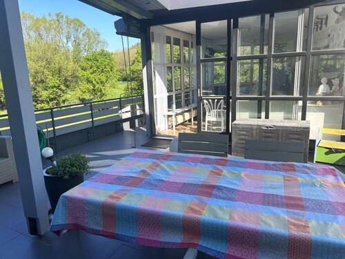 Terrasse mit Wintergarten - 