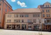 Gesamtansicht Haus - Fleischer mit Imbiss - Laden in bester 1a-Lage von Gotha