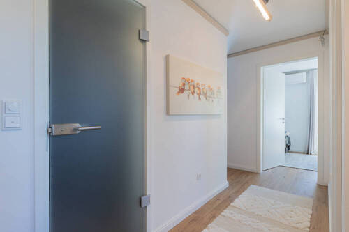 Glastür ins Badezimmer - 