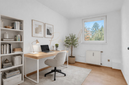 Halbes Zimmer visualisiert - 