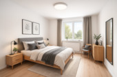WBS64 Schlafzimmer Visualisierung - Etagenwohnung mit 67,00 m&sup2; in Oldenburg zur Miete