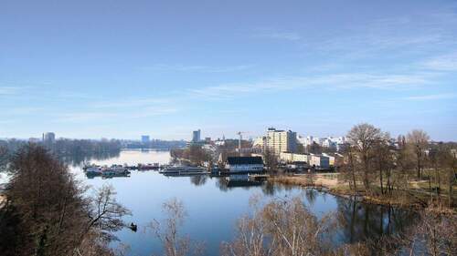 Blick auf die Havel vom Balkon - Traumhafte Wohnung am Wasser: 2 Zimmer mit Balkon