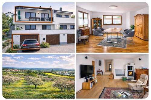 Bild 1 - Großartige 4- Zimmer-Wohnung mit klasse Terrasse, großer Garage und viel Natur