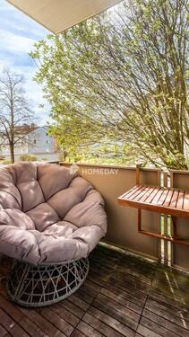 Balkon 1 - Etagenwohnung mit 58,00 m&sup2; in Augsburg zum Kaufen