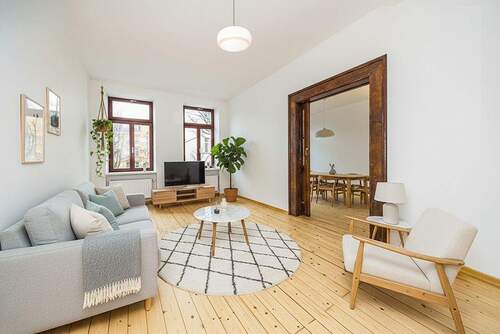Unverbindliche Visualisierung - Großzügig leben mit Stil im 4-Zimmer-Altbau
