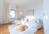 Wohnzimmer - 4 Zimmer Etagenwohnung zum Kaufen in Braunschweig