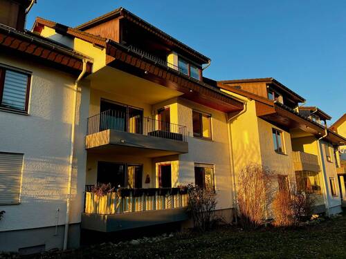 Schöne Abendstimmung auf Ihrem Balkon - 2 Zimmer Etagenwohnung in Überlingen