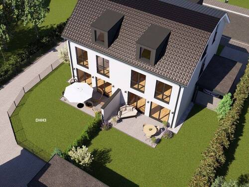 Visualisierung DHH3 - 6 Zimmer Doppelhaushälfte in Hohenbrunn