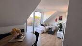 Titelbild - Moderne 2-Zimmer-Dachgeschosswohnung mit Balkon in Hessental