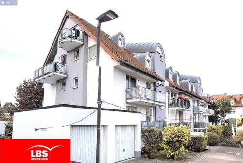 Außenansicht - Attraktive 1-Zimmer-Eigentumswohnung mit Terrasse, Gartenanteil und Tiefgaragenstellplatz in begehrt