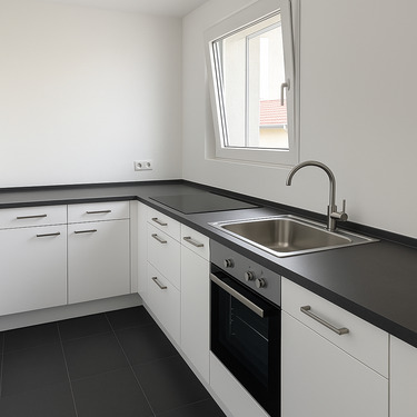 Küche - Etagenwohnung mit 77,00 m² in Frankfurt am Main zur Miete