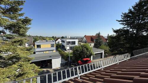 Blick aus dem Dachzimmer - 