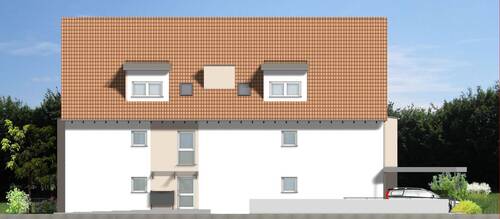 Nordansicht - Eingangsseite - 4 Zimmer Etagenwohnung zum Kaufen in Feucht