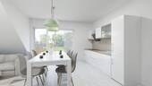 Visualisierung 1. DG Küche - 5 Zimmer Etagenwohnung in Rottenburg