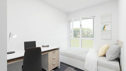 Visualisierung 1. DG Zimmer - Etagenwohnung mit 103,40 m² in Rottenburg zum Kaufen