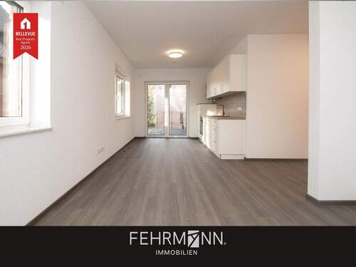 Titelbild - Stilvolle Neubau-Wohnung in Lathen: 2 Zimmer im Obergeschoss mit Balkon - zur Miete!