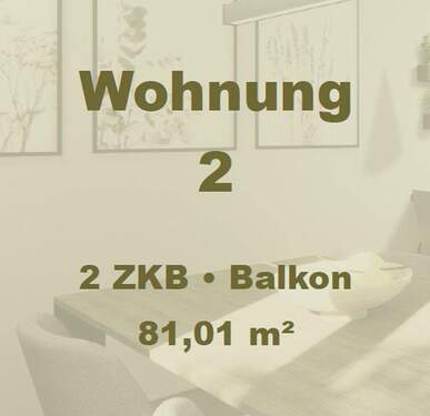 Wohnung 2 - 