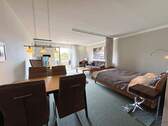 Übersicht Wohnzimmer - 1 Zimmer Etagenwohnung in Stein