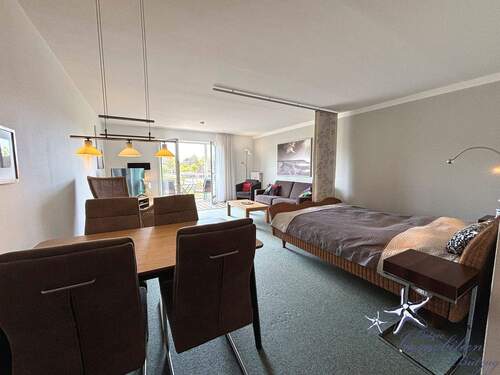 Übersicht Wohnzimmer - 1 Zimmer Etagenwohnung in Stein