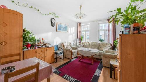 Wohnzimmer 1 - Etagenwohnung mit 62,00 m&sup2; in Leipzig zum Kaufen
