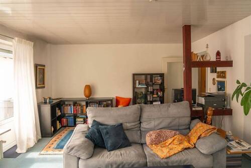 Wohnzimmer - Etagenwohnung mit 99,00 m&sup2; in Elchingen zum Kaufen