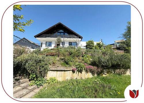 Blick aus dem Garten - 6 Zimmer Einfamilienhaus in Leichlingen
