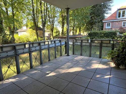 Balkon Aussicht - 4 Zimmer Etagenwohnung in Itzehoe