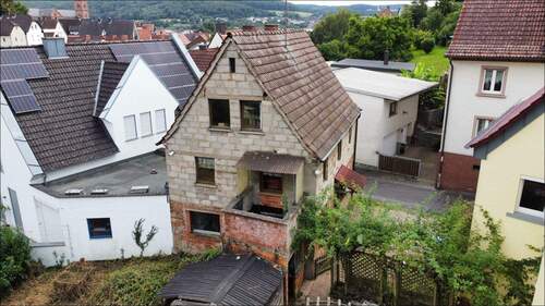 Drohnenaufnahme - Grundstück in Goldbach