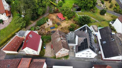 Drohnenaufnahme - Grundstück in Goldbach zum Kaufen