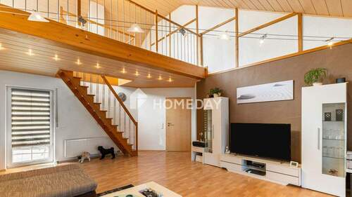 1. OG Wohnzimmer 3 - 8 Zimmer Mehrfamilienhaus, Wohnhaus in Deißlingen