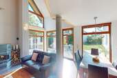 Wohnzimmer mit Terrassenzugang - 