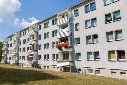 Außenansicht - Etagenwohnung mit 46,10 m&sup2; in Freiberg zur Miete