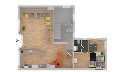 Erdgeschoss, Haus 2 - 