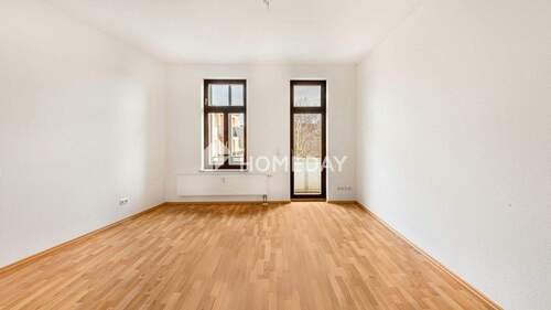 Wohnzimmer 1 - 2 Zimmer Etagenwohnung in Leipzig