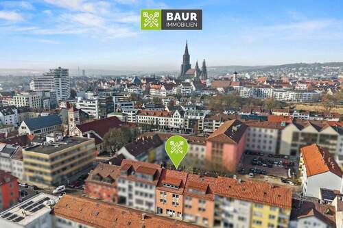 Luftbild - 1 Zimmer Mehrfamilienhaus, Wohnhaus in Neu-Ulm