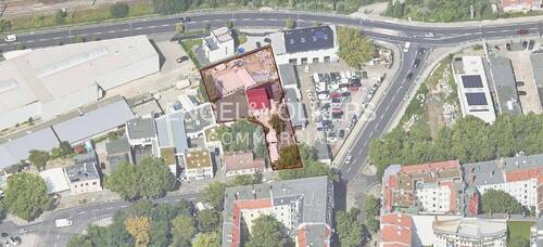 Luftbild - Entwicklungsgrundstück in Berlin-Moabit