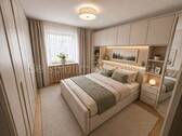 Beispiel Schlafzimmer modernisiert - 