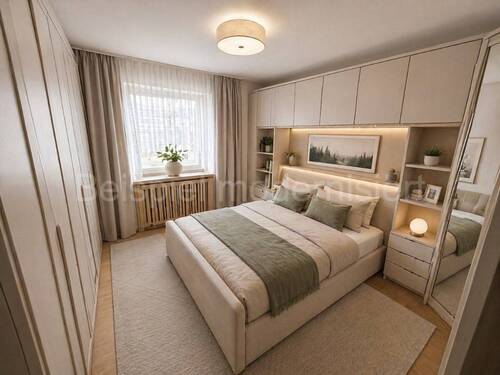 Beispiel Schlafzimmer modernisiert - 