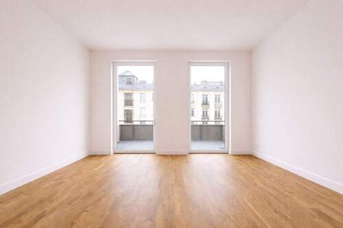Wohnzimmer - 4-Zimmer Altbauwohnung mit Balkon, Aufzug & ca. 90 m² - attraktive Wohnlage in Berlin-Wilmersdorf