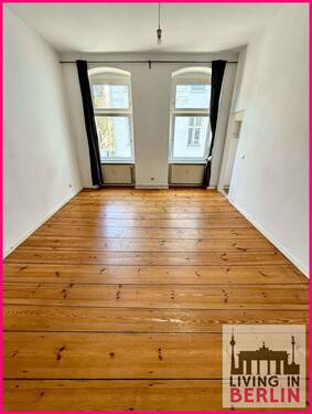 Wohnzimmer - Etagenwohnung mit 44,30 m² in Berlin zum Kaufen