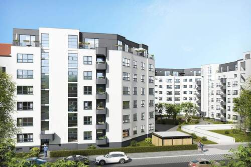 Außenansicht - Vermietete, energieeffiziente Wohnung mit Balkon am Landwehrkanal