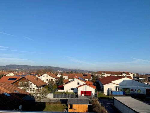 und der Weitblick nach Osten. - 
