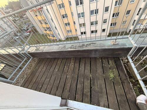 Balkon - 2 Zimmer Etagenwohnung zur Miete in Crimmitschau