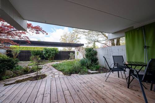 überdachte West-Terrasse - 